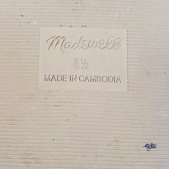 Madewell‎ Women's Walker Slide Sandale Size 6 1/2. - Picture 10 of 12